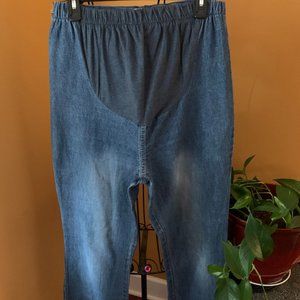 Maternity Announcements Washed Jeans